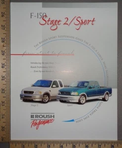 Ford Roush F 150 1998 hoja de folleto original Sport Stage 2 - Imagen 1 de 2