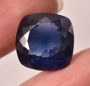 AAA Natural Flawless Ceylon Blue Sapphire Unheated Loose Gemstone 13.90 Ct - Picture 1 of 5