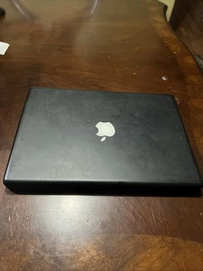 Schwarz Vintage Apple MacBook A1181 Laptop 13,3" für Teile oder Reparatur - Bild 1 von 10