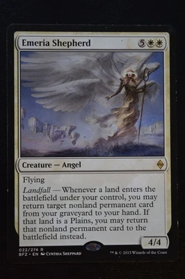 Magic The Gathering MTG EMERIA SHEPHERD Battle for Zendikar LP Lightly Played - Image 1 of 2