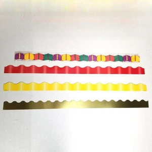 Bulletin Board Borders Solid Colors Books Teacher Classroom Basics Bundle - Picture 1 of 15