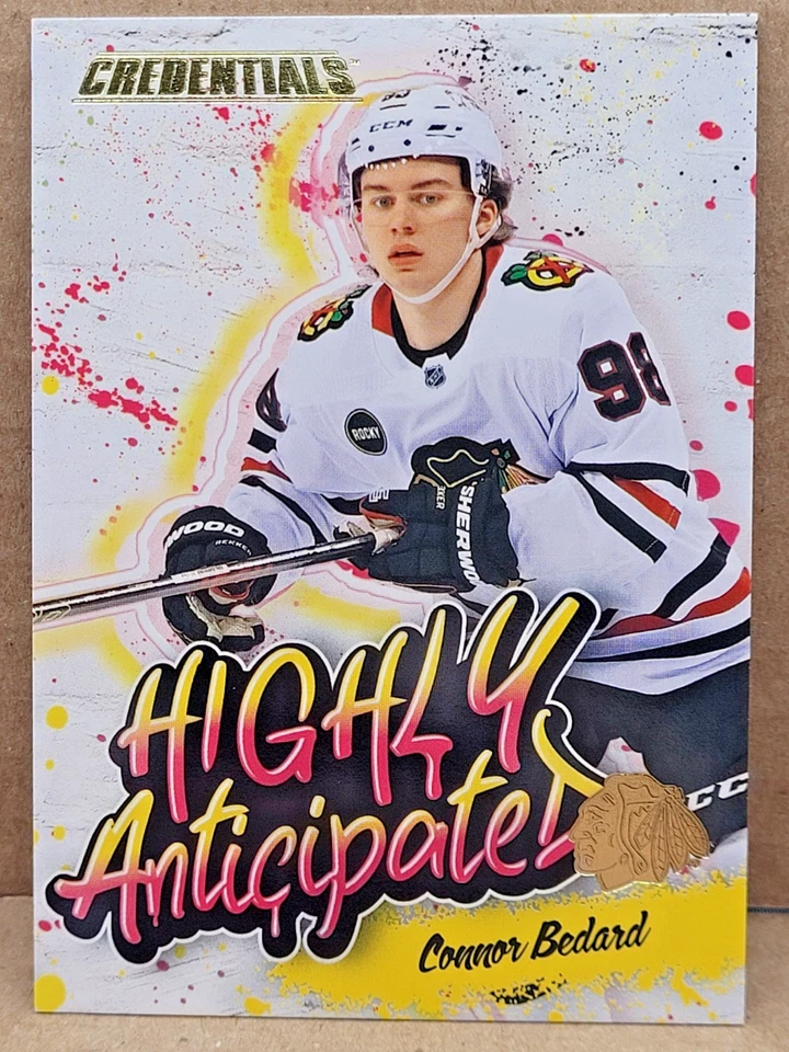 2023-24 Upper Deck Credentials Connor Bedard Highly Anticipated #HA-1 Rookie RC - Image 1 of 2