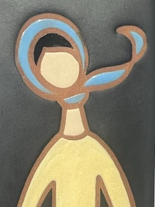 Midcentury Greek Hanging Tile - Helen Michaelides ? - Valsamakis Era - Picture 1 of 5