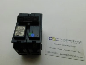 HOM225 - INTERRUTTORE SPINA QUADRATA D 25A AMP 2P POLO 10kA@120/240V - NNB DIFETTO - Foto 1 di 6