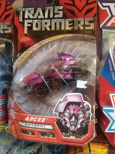Transformers Deluxe Sealed Figure Movie Arcee 2007 Canada Version Motorcycle  - Picture 1 of 3