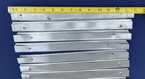 Lot of 12 S Slip Cleat 14" Galvanized Steel HVAC Duct Connection - Picture 1 of 13