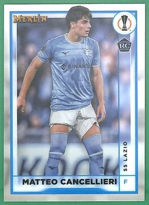 2022 Merlin Chrome UEFA Club Competitions #132 Matteo Cancellieri Rookie SS - Image 1 of 2