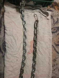 Chain 3/8"x approx 23' Overhead Lifting Chain /towing Chain, Etc - Picture 1 of 3
