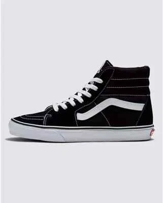 Vans BNWT "SK8" Zapatillas altas Niños NUEVO Negro Blanco Foto 1 de 4