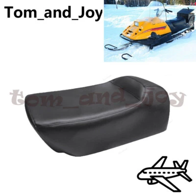 Fit for 1991-2005 Ski-Doo Tundra I Tundra II Synthetic Leather Seat Cover Black - Image 1 of 4