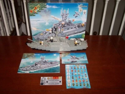 班宝国防军海军驱逐舰8415块砖套装完整带盒 — 第 1/3 张图片