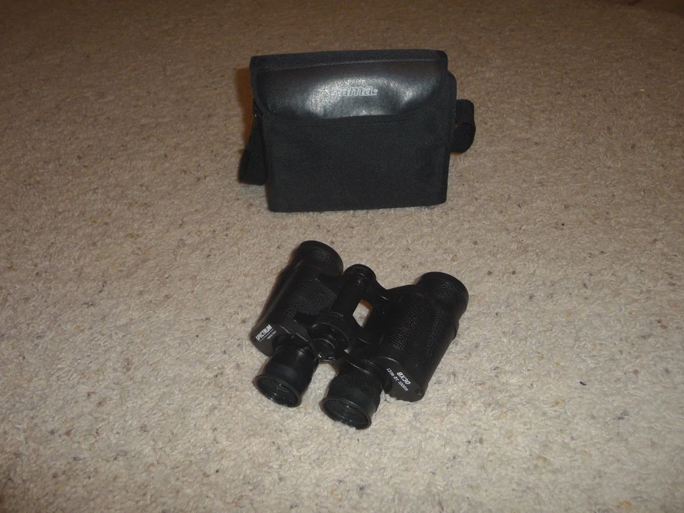 Binoculares compactos Spectrum de Hama 8 x 30 con estuche (negro) Foto 1 de 4