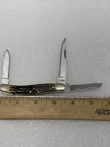 Vintage Schrade Uncle Henry 897uh 3 Blade Pocket Knife - Picture 1 of 12