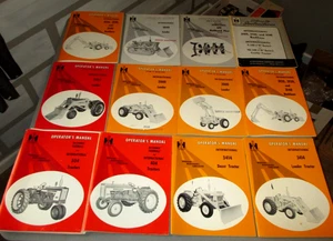 12- 1963-64-INTERNATIONAL IH-DEALER MANUALS-TRACTOR-LOADER DOZER BACKHOE-ALL NOS - Picture 1 of 21
