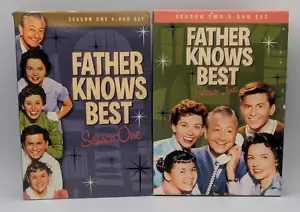 Lot/Set - 1954-1956 Father Knows Best Seasons One 1 & Two 2 DVD Shout Factory - Picture 1 of 5