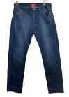 Lucky Brand woman 121 Slim Straight Leg Heritage Jeans Blue Denim 36x34 Med Wash