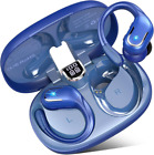 Kopfhörer Sport, 2023 Kabellos Bluetooth 5.3 Stereo, 75H ENC Mic Weiches Blau