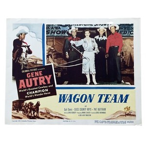 Gene Autry 1952 Wagon Team Lobby Card 11x14 Gail Davis