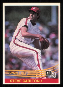 1984 Donruss #111 Steve Carlton Baseball Card - - Near Mint or Better
