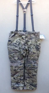 Under Armour $325 Men's 3XL Hunting Bib Pants Gore Tex Barren Camouflage - Picture 1 of 19
