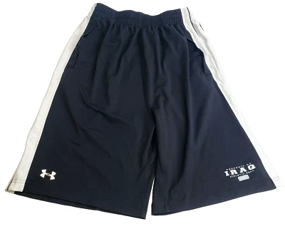 Under Armour Size M Loose Fit Men's Athletic Pocketed Shorts Elastic Waist/Draw - Image 1 of 4