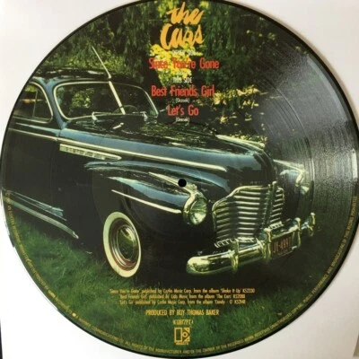 THE CARS SINCE YOU'RE GONE 12'' VINYL ELEKTRA RECORDS K13177PT 1982 PICTURE DISC - Image 1 of 2