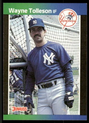 1989 Donruss #659b Wayne Tolleson - Image 1 of 2