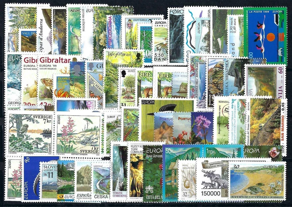 EUROPA CEPT 1999 Juego Año Completo MNH Foto 1 de 1