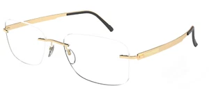 Neu SILHOUETTE Randlose Brille VENTURE 5554 KA 7520 55 23kt Vergoldet Gestell - Bild 1 von 4