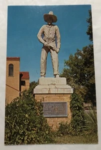 Cowboy Statue Stiefel Hill, Dodge City, Kansas. Ak (C2) - Bild 1 von 2