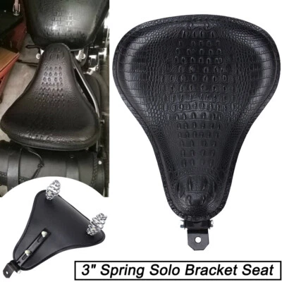 Assento solo mola jacaré motocicleta para Harley Dyna Super Wide Glide personalizado FX - Imagem 1 de 4