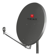 Triax Satellitenantenne Aluminium ohne LNB Ø85cm schiefer mit... HITFESAT85SG