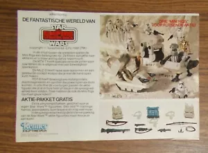 Rare Advertising Connoisseur Star Wars ESB MiniRigs MLC-3 MTV-7 PDT-8 Holland #2 1982 - Picture 1 of 1