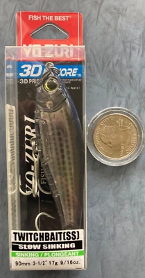 NUEVO YO-ZURI LIPLESS 3D COSTA SIN LABIOS SEÑUELO DE PESCA SIN LABIOS TWITCHBAIT CRANKBAIT R1208 S Foto 1 de 4
