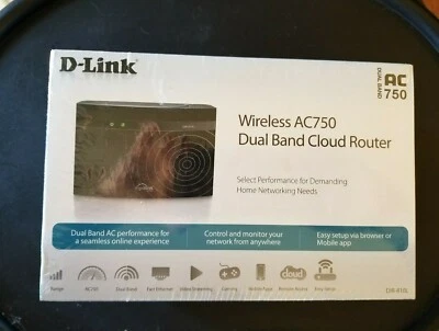 D-Link Wireless AC750 Dual-Band Gigabit Cloud Router - Black DIR-810L - Image 1 of 2