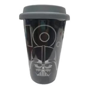 STAR WARS TRAVEL MUG. NO 1 DAD DARTH VADER MUG IN FANTASTIC CONDITION - Picture 1 of 3