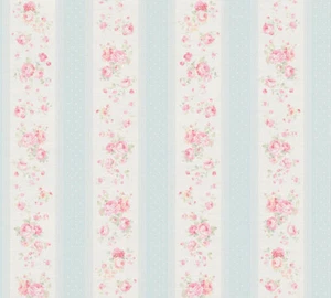 AS Vliestapete Maison Charme Floral blau 390691 - Bild 1 von 4