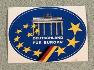 Germania per l'Europa! adesivo decalcomania - Foto 1 di 2