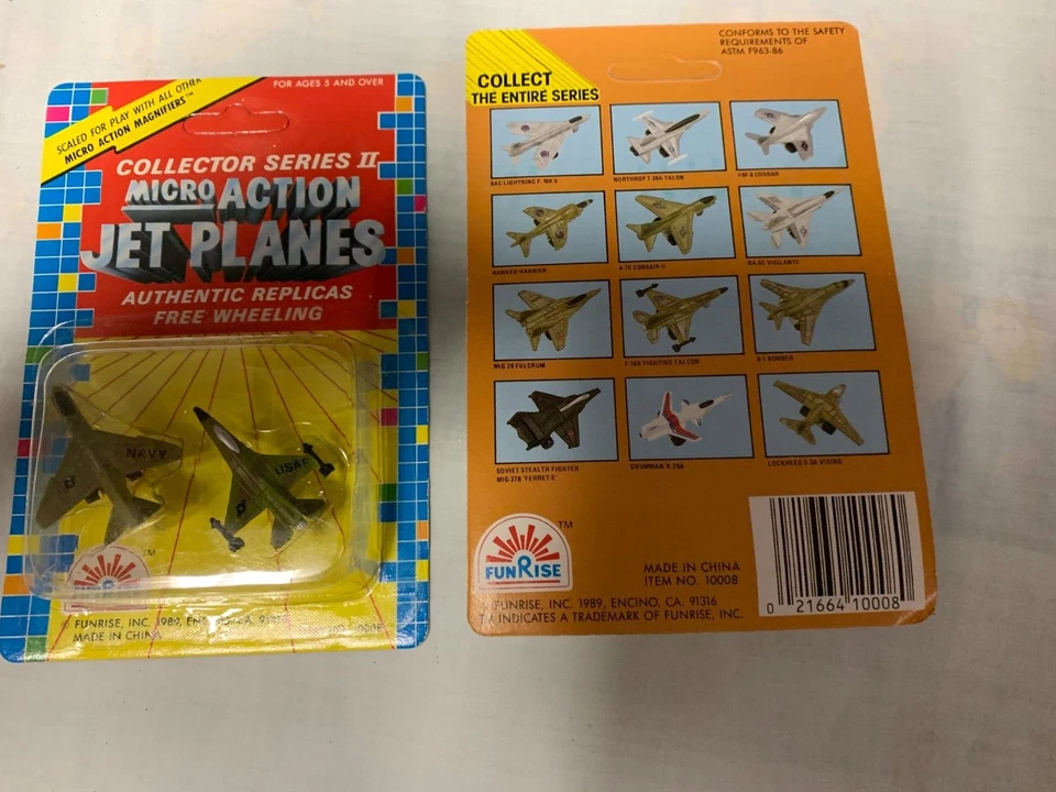 Micro Action WWII World War 2 Fighter Planes Fighters Model 1989