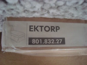 IKEA EKTORP Chaise Cover for Free - Standing CHAISE SLIPCOVER IDEMO LIGHT BROWN - Picture 1 of 12