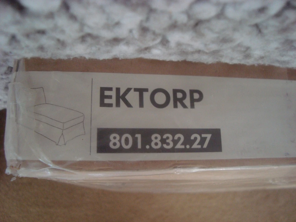 IKEA EKTORP Chaise Slipcover Idemo Light Brown