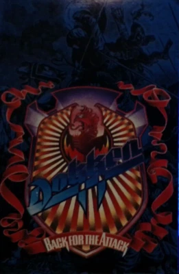 DOKKEN--BACK FOR THE ATTACK, USED AUDIO CASSETTE, PASSED OUR PLAY TEST - Image 1 of 4