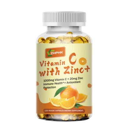 Liposomal Vitamin C, 1,000 mg, w/ Zinc, 120 Veg Capsules (500 mg per Capsule) - Image 1 of 4