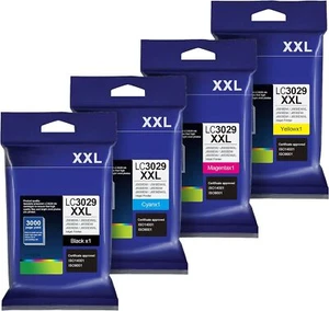 4pk LC3029 XXL Ink Cartridge for Brother MFC-J5830DWXL MFC-J6535DWXL Printers - Picture 1 of 5