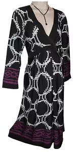 Size Small Gorgeous Print Maternity Dress All-Season Baby Shower Liz Lange - Picture 1 of 3
