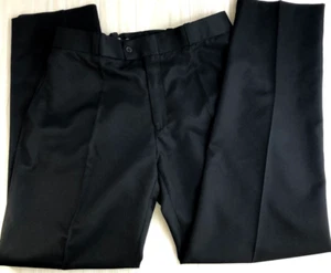 National Patrol Black Polyester NWT Pants 20R Elastic Waist Security Police - Picture 1 of 11