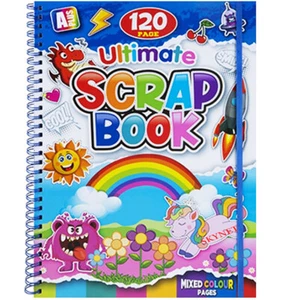ULTIMATIVES SPIRAL-SAMMELALBUM JUMBO DOPPELT X GROSS ERWACHSENE KINDER - KUNST - 120 SEITEN - Bild 1 von 3