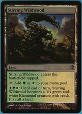 Stirring Wildwood FOIL Worldwake NM Land Rare MAGIC CARD (ID# 58543) ABUGames