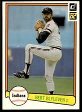 1982 Donruss 111 Bert Blyleven   Cleveland Indians  Baseball Card