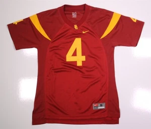 Nike USC Trojans #4 Southern California Nike Football Jersey Kids/Women Small - Picture 1 of 8